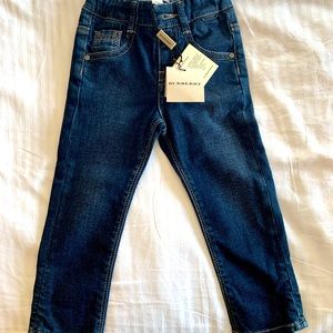 Burberry kids jeans (NWT)